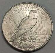 1927-D Peace Silver Dollar