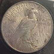 1924-P Peace Silver Dollar, Very Good Condition