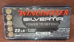 50rd Box of Winchester Silver Tip .22LR Hollow Point Ammo