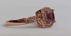 Sterling Silver Amethyst Dinner Ring
