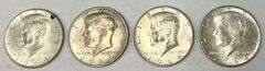 (4) 1964 Kennedy Half Dollars, 4 times the money