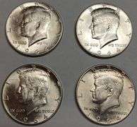 (4) 1964 Kennedy Half Dollars, 4 times the money