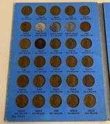 Whitman Folder of Lincoln Head Cents Starting at 1941, 87 Coins Total