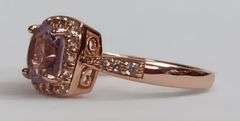 Sterling Silver Amethyst Dinner Ring