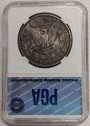 1881-S Morgan Silver Dollar, PGA MS64
