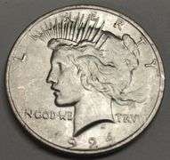 1924-P Peace Silver Dollar