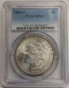 1885-O Morgan Silver Dollar, PCGS MS63