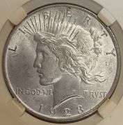 1923-P Peace Silver Dollar, PGA MS62