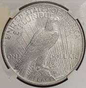 1923-P Peace Silver Dollar, PGA MS62