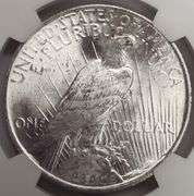 1922-P Peace Silver Dollar, NGC MS62
