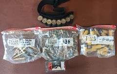 Flambeau Dry Box w/ Misc. Ammo & Shotgun Shell Ammo Belt