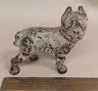 Vintage Cast Iron Bull Dog, 5"Lx4-3/4"T