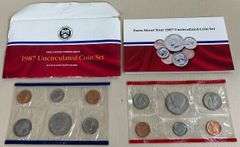 1987 United States Mint Uncirculated Coin Set