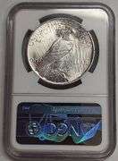 1922-P Peace Silver Dollar, NGC MS62