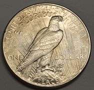 1925-P Peace Silver Dollar