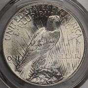 1922-P Peace Silver Dollar, PCGS MS63