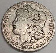 1904-P Morgan Silver Dollar