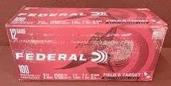 100rds of Federal 12g Field & Target Shotgun Shells