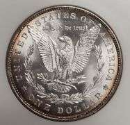 1887-P Morgan Silver Dollar, NGCA MS63