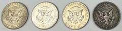 (4) 1964 Kennedy Half Dollars, 4 times the money