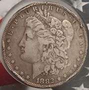 1882-O Morgan Silver Dollar