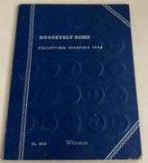 Whitman Folder of Roosevelt Dimes Starting at 1946, 52 Coins Total