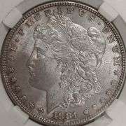 1881-P Morgan Silver Dollar, PGA MS63