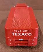 Texaco 1935 Dodge 3 Ton Platform Truck Die Cast Coin Bank, In Original Box w/ COA