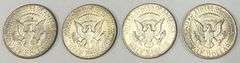 (4) 1964-D Kennedy Half Dollars, 4 times the money
