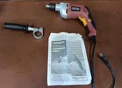 Chicago Electric 1/2" Variable Speed Reversible Hammer Drill, New In Box, Does Work