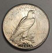 1925-P Peace Silver Dollar