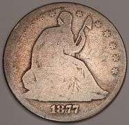 1877-P Seated Liberty Half Dollar