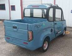 2024 MECO Max P4 Electric Truck w/ Charger, Fan, Back-Up Camera, Runs & Drives, Like New!