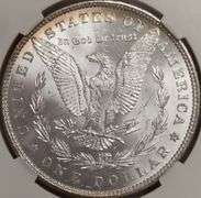 1882-P Morgan Silver Dollar, PGA MS63