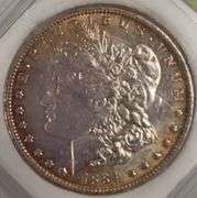 1884-O Morgan Silver Dollar, INB