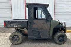 2013 Polaris Ranger 4x4 XP w/ Dump Bed, Runs & Drives But Will Need Repair, Good Title