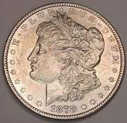 1878-P Morgan Silver Dollar w/ COA