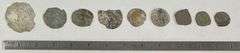 (9) 12th-14th Century Hand Hammered Coins
