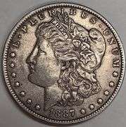 1887-O Morgan Silver Dollar