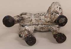 Vintage Cast Iron Bull Dog, 5"Lx4-3/4"T