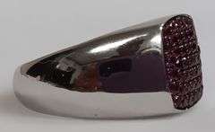 Sterling Silver Ruby Estate Ring