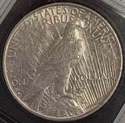 1934-P Peace Silver Dollar, Very Good Condition