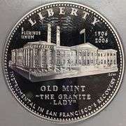 2006-S Old San Francisco Mint Commemorative Silver Dollar, PCI PR70