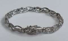 Infinity Style Tennis Bracelet