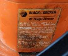 Black & Decker 18" Electric Hedge Trimmer, Does Work