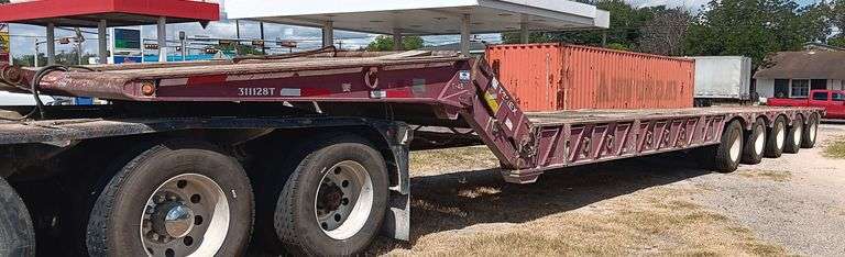 Bank Repo, 2009 Terex Load King, Model 605 LFM-OF, 5 Axles, Folding Neck Lowboy Trailer, 154,000 lb GVW