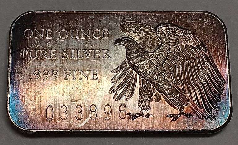 200th Anniversary of American Independence 1oz .999 Fine Silver Bar