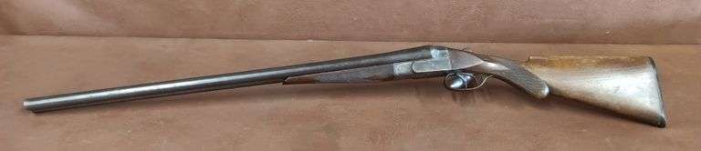 Rare Baltimore Arms Double Barrel 12g Shotgun, Damascus Steel Barrel, 28"