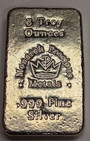MPM 3oz .999 Fine Silver Bar