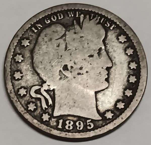 1895-P Barber Quarter Dollar